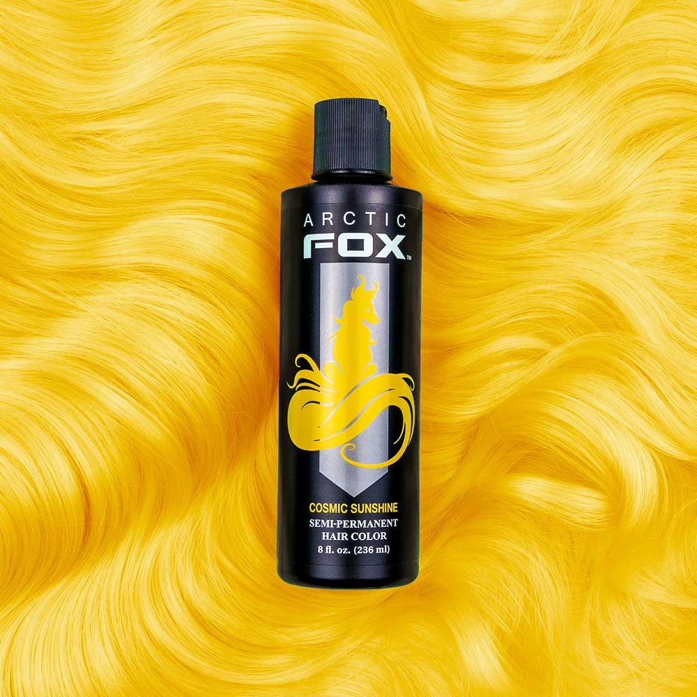 Cosmic Sunshine, teinture capillaire semi-permanente jaune